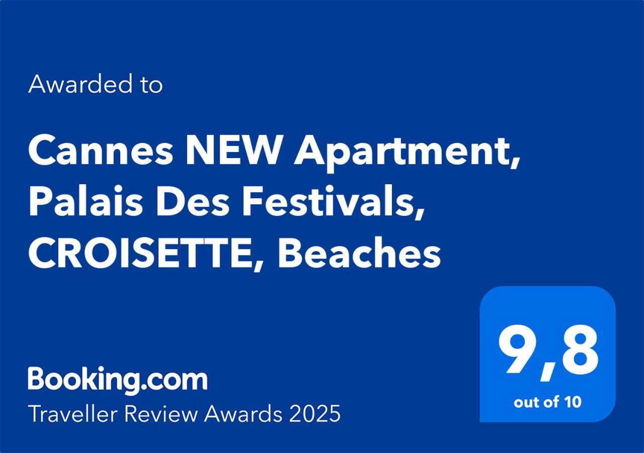 Cannes New Apartment, Palais Des Festivals, Croisette, Beaches Eksteriør bilde